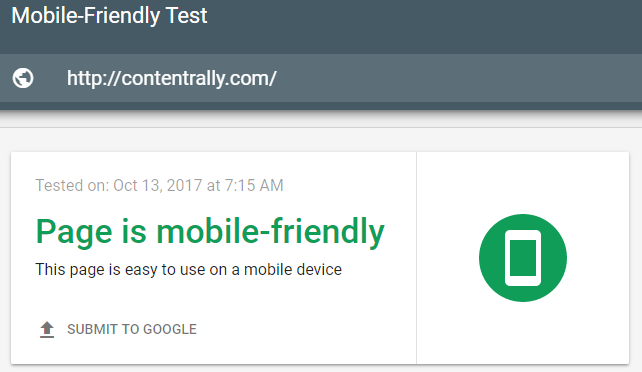 Google mobile friendly checker
