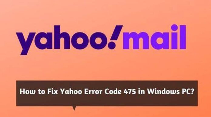 Fix Yahoo Error Code 475